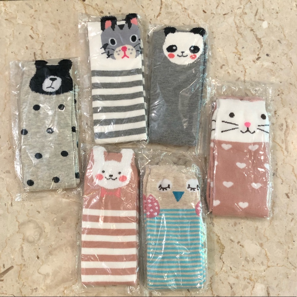 Girls FNOVCO knee-high socks 🧦